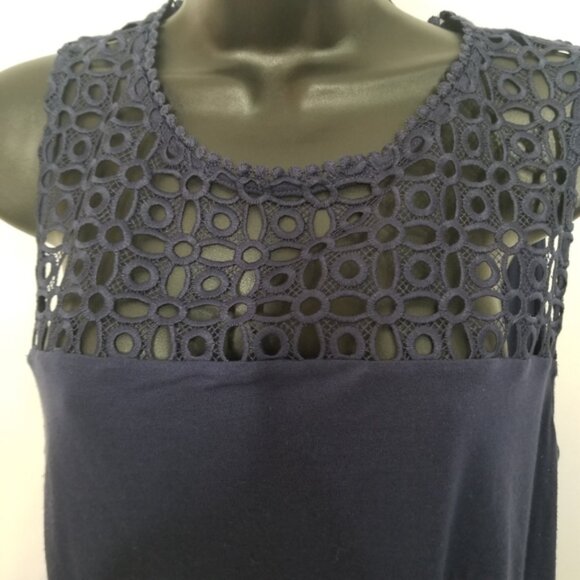 H M hi low tank top with lace detail - Picture 5 of 8
